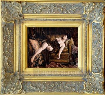 WB 28 antique oil painting frame corner Oil Paintings